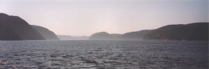 Le fjord du Saguenay depuis son estuaire
